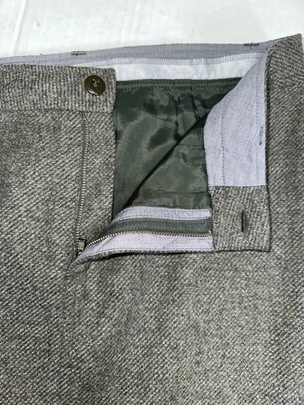 J. Crew Green Wool Pencil Skirt Womens‎ Size 10 Work Career Business